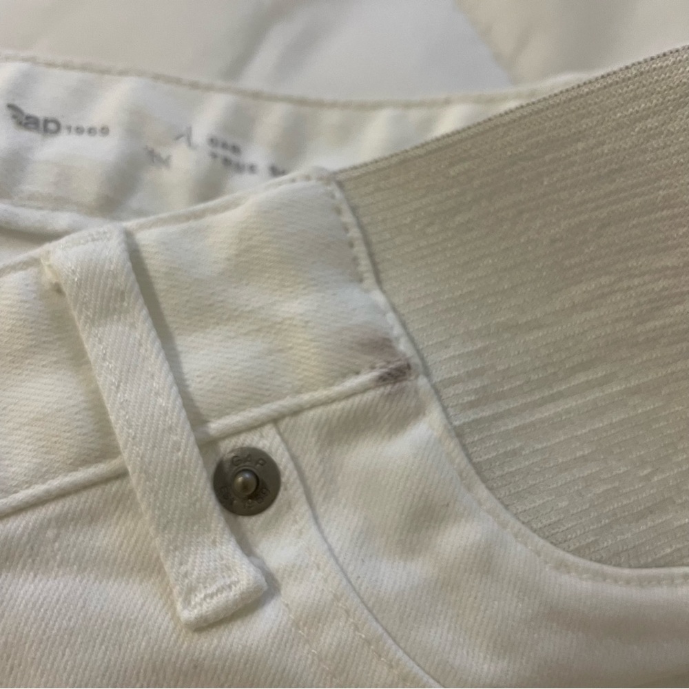 Loft Maternity Inset Panel Capri Jeans - Picture 2 of 7